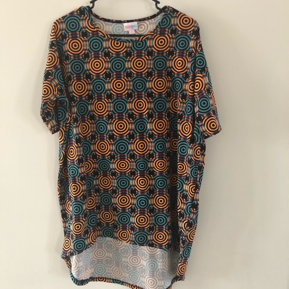 Lularoe Women’s Dress Carly Hi-Low Multicolor  S